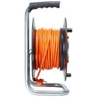 Derulator 4 prize 20m, cablu 3x2.5 mmp, 16A 2000W, IP44 Emfanorm - detaliu