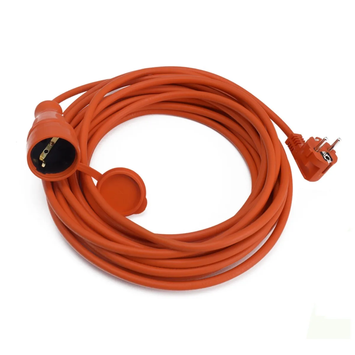 Cordon prelungitor fisa-priza 3m, 3x1.5mm2, 16A, IP44, portocaliu