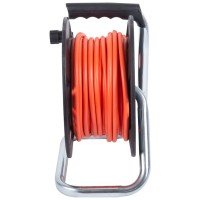 Derulator 4 prize 15m cablu 3x1.5 16A IP20, Emfanorm - vedere laterala
