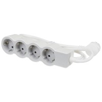 Prelungitor Legrand 5m, 4 prize cu contact de protectie, 3x1.5 - detaliu
