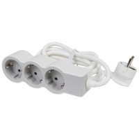 Prelungitor Legrand 3 prize cu contact de protectie, cablu 1.5 m, 3x1.5