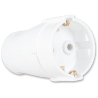 Cupla Ceramica cu CP 2P+E 230V Alb, Ipee - EL0010909