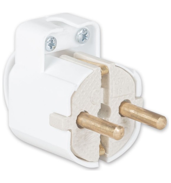 Stecher Ceramic Schuko 16A 2P+E cu CP si Inel Extractie, Ipee
