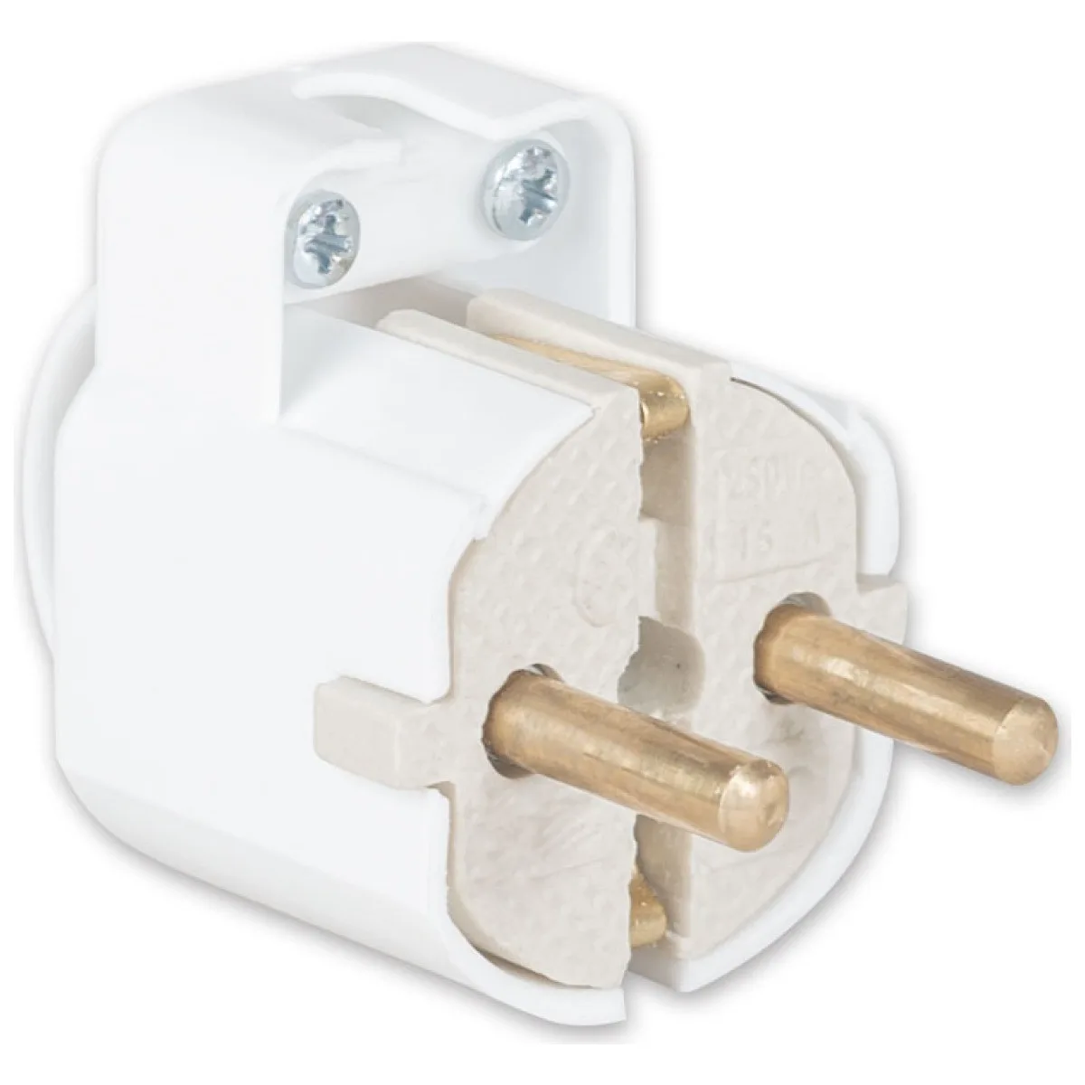 Stecher Ceramic Schuko 16A 2P+E cu CP si Inel Extractie, Ipee