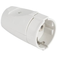 Cupla Ceramica cu CP 7104.3701, 2P+E, 16A, 230V, Alba - Novelite