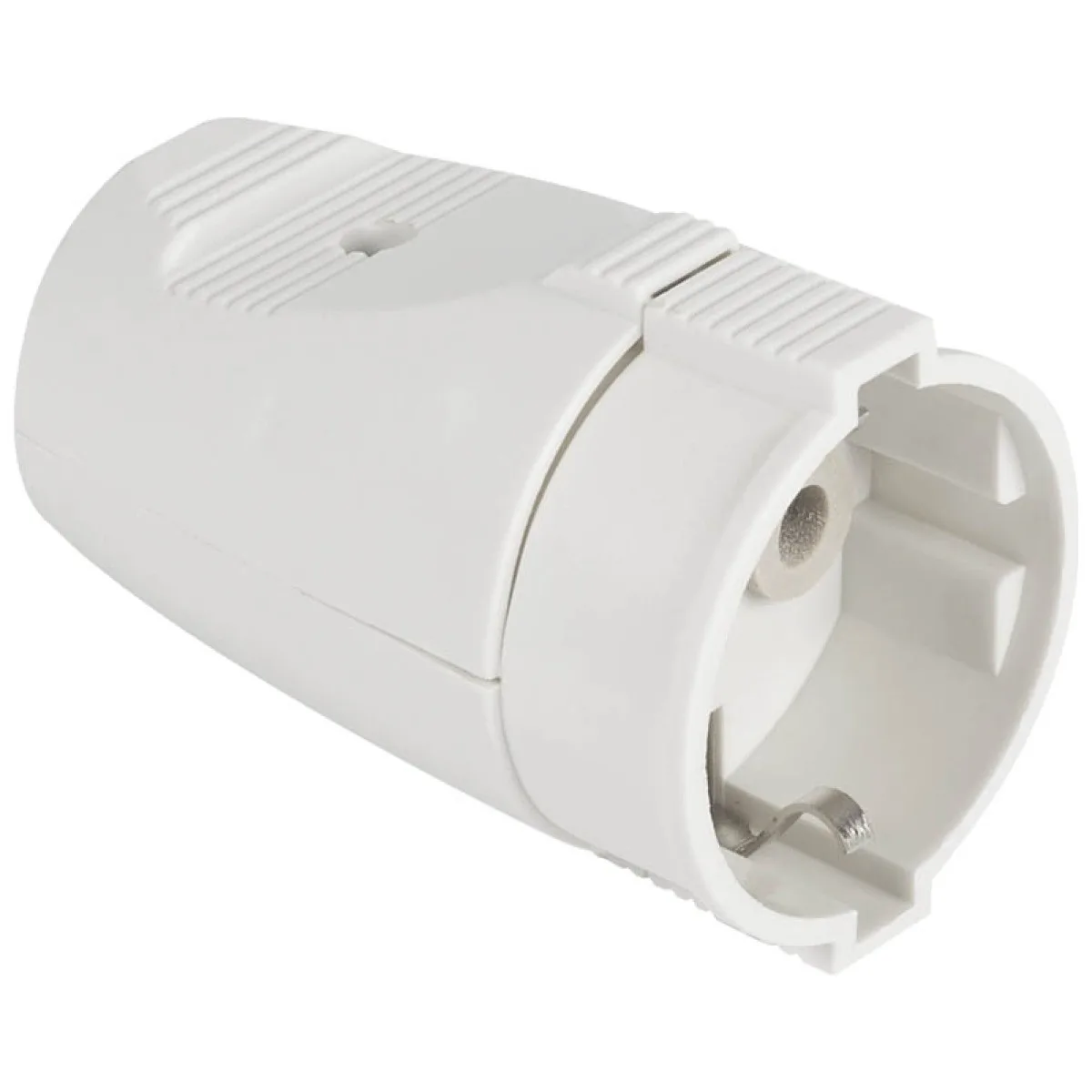 Cupla Ceramica cu CP 7104.3701, 2P+E, 16A, 230V, Alba - Novelite