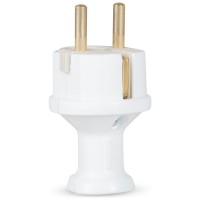 Stecher Ceramic Axial 16A 2P+E cu Contact Protectie, Ipee