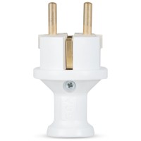 Stecher Ceramic Axial 16A 2P+E cu Contact Protectie, Ipee - vedere laterala