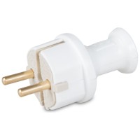 Stecher Ceramic Axial 16A 2P+E cu Contact Protectie, Ipee - detaliu