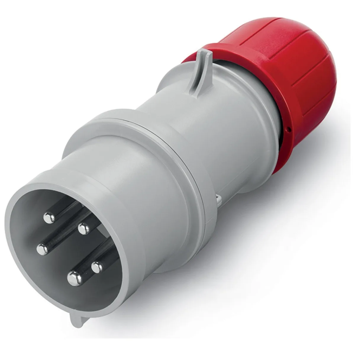 Fisa industriala mobila Scame 3P+N+E 32A 400V IP44 rosie