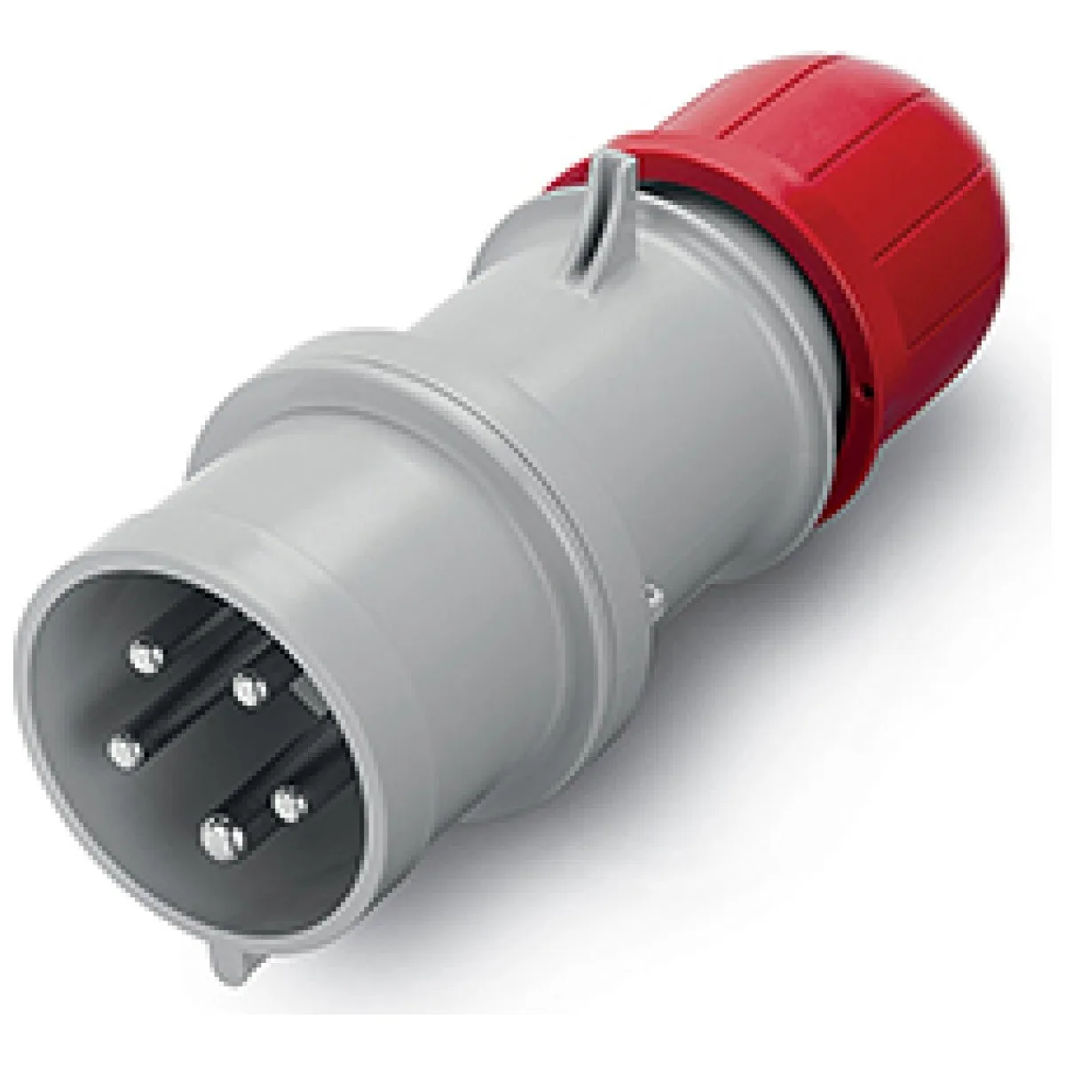 Fisa industriala mobila SCAME 3P+N+E 16A 400V IP44 rosie