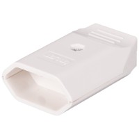 Cupla Plata fara CP Alb 10A 230V 2P, policarbonat - Inlet