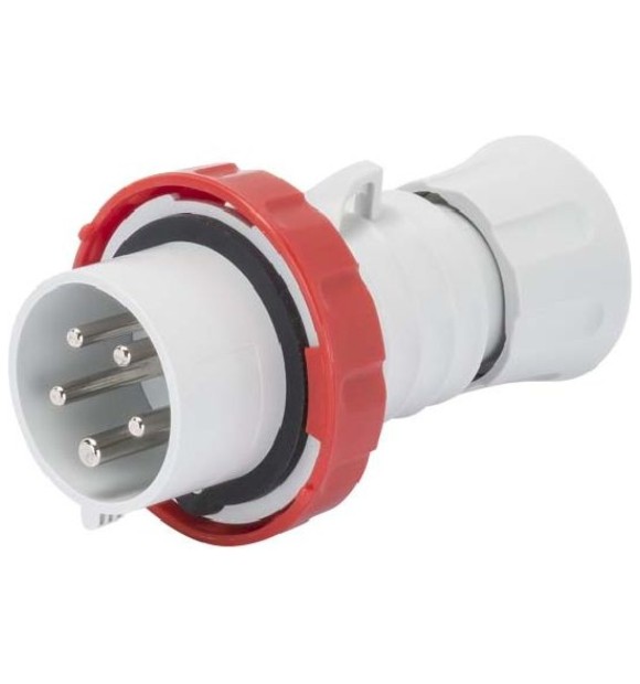 Stecher industrial 3P+N+E 32A 400V IP67 drept Gewiss GW60042H