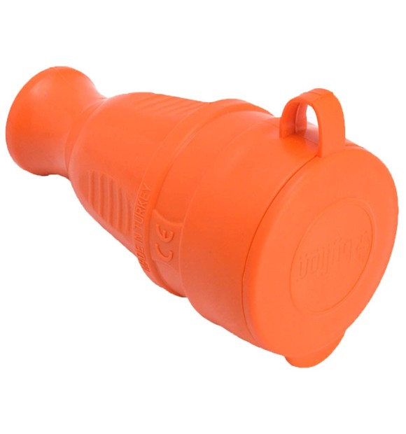 Cupla cauciuc IP44 2P+E 16A 230V orange Bylion, cu capac