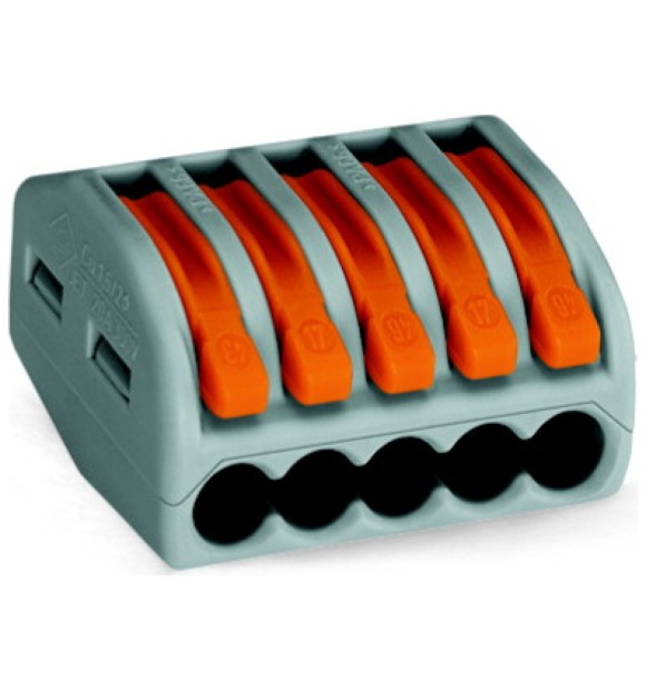 Clema Legatura Wago 5 Poli cu Parghii 0.08-2.5mm2 32A