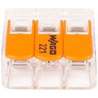 Clema legatura 3P FY/MYF 6mm Wago, cu parghii, 41A 450V - detaliu