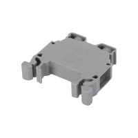 Clema sira pe sina MRK 10mmp Gri Onka 57A 750V - vedere laterala