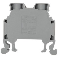 Clema sina omega MRK 6mm2 41A 750V Gri Onka, conductor rigid - ambalaj