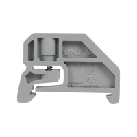 Miniopritor Clema pe Sina Omega DIN Gri Onka EL0035661 - vedere laterala