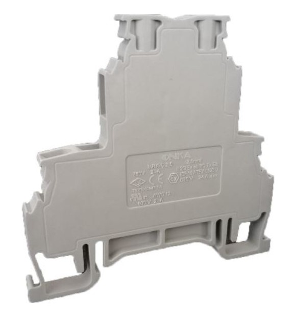Clema sina omega 2.5mm albastru Onka, 24A 750V pe sir