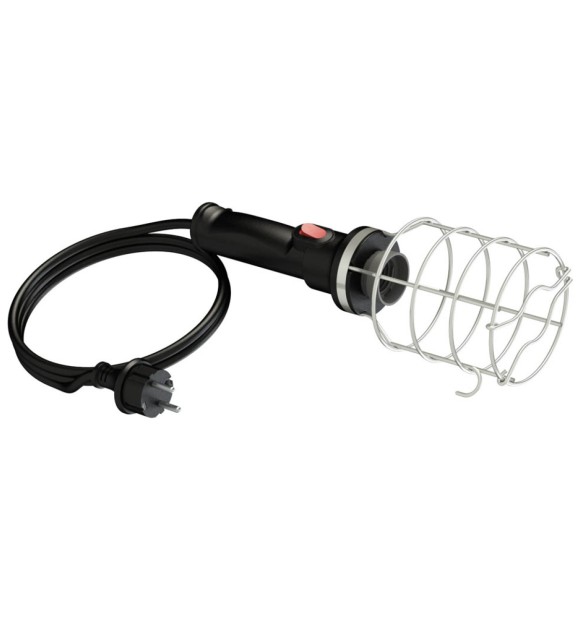 Lampa portabila cu cablu 5M, soclu E27, 60W, Bylion