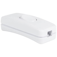 Intrerupator pe Fir Alb 2A 230V 600W Novelite, ABS - vedere laterala