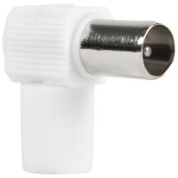 Mufa TV Tata 9.5mm Cot 90 grade, coaxiala, Novelite