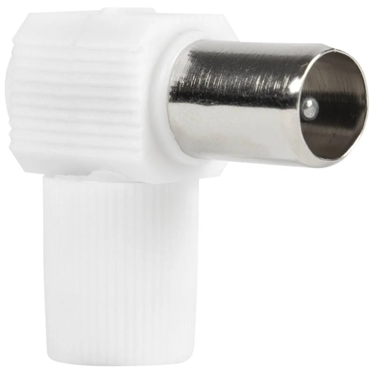 Mufa TV Tata 9.5mm Cot 90 grade, coaxiala, Novelite