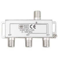 Spliter CATV 3 cai 5-1000 MHz, conectori F, Novelite