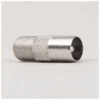 Mufa adaptor TV Tata - F Mama coaxial, Novelite - detaliu