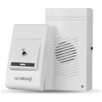 Sonerie fara Fir Novelite 2x1.5V, 32 Melodii, Raza 100 m - vedere laterala