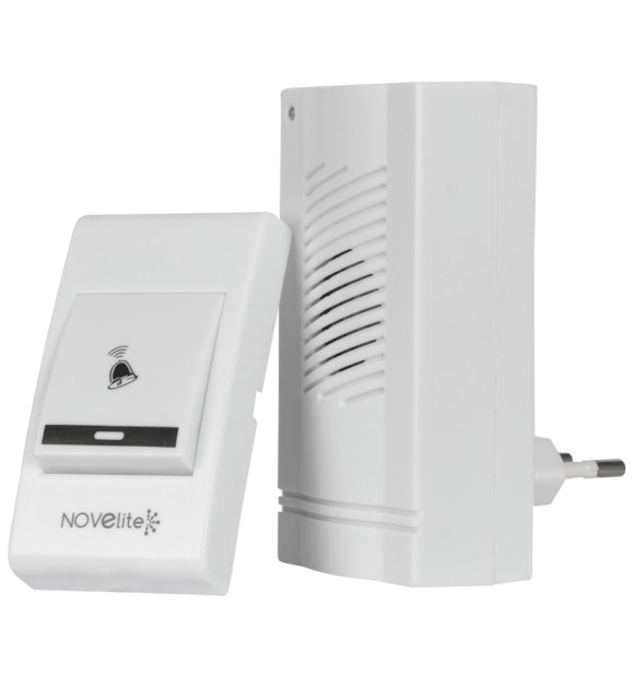 Sonerie fara Fir 230V Novelite, 32 Melodii, Raza 100m, IP20