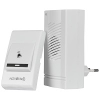 Sonerie fara Fir 230V Novelite, 32 Melodii, Raza 100m, IP20