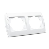 Rama ornament 2 posturi alb, gama Zirve - ELBI - detaliu
