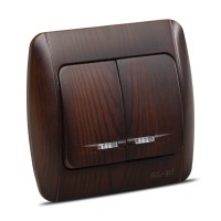 Comutator 10A cu LED nuc inchis Zirve - detaliu