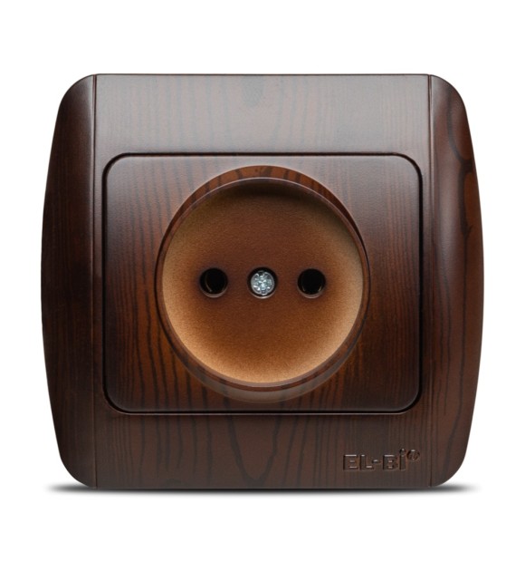 Priza fara contact de protectie 16A nuc inchis Zirve