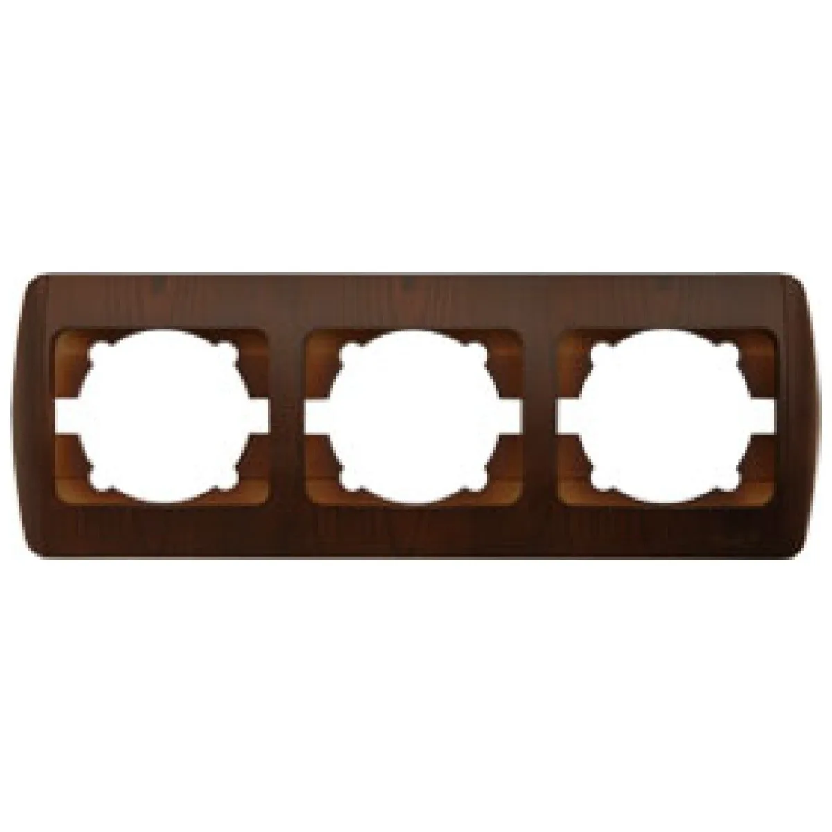 Rama ornament 3 posturi nuc inchis Zirve