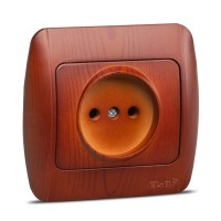 Priza fara contact de protectie 16A cires Zirve - vedere laterala