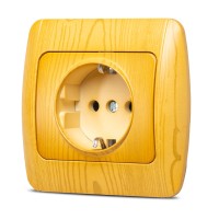 Priza Schuko 16A fag Zirve, cu contact de protectie - detaliu