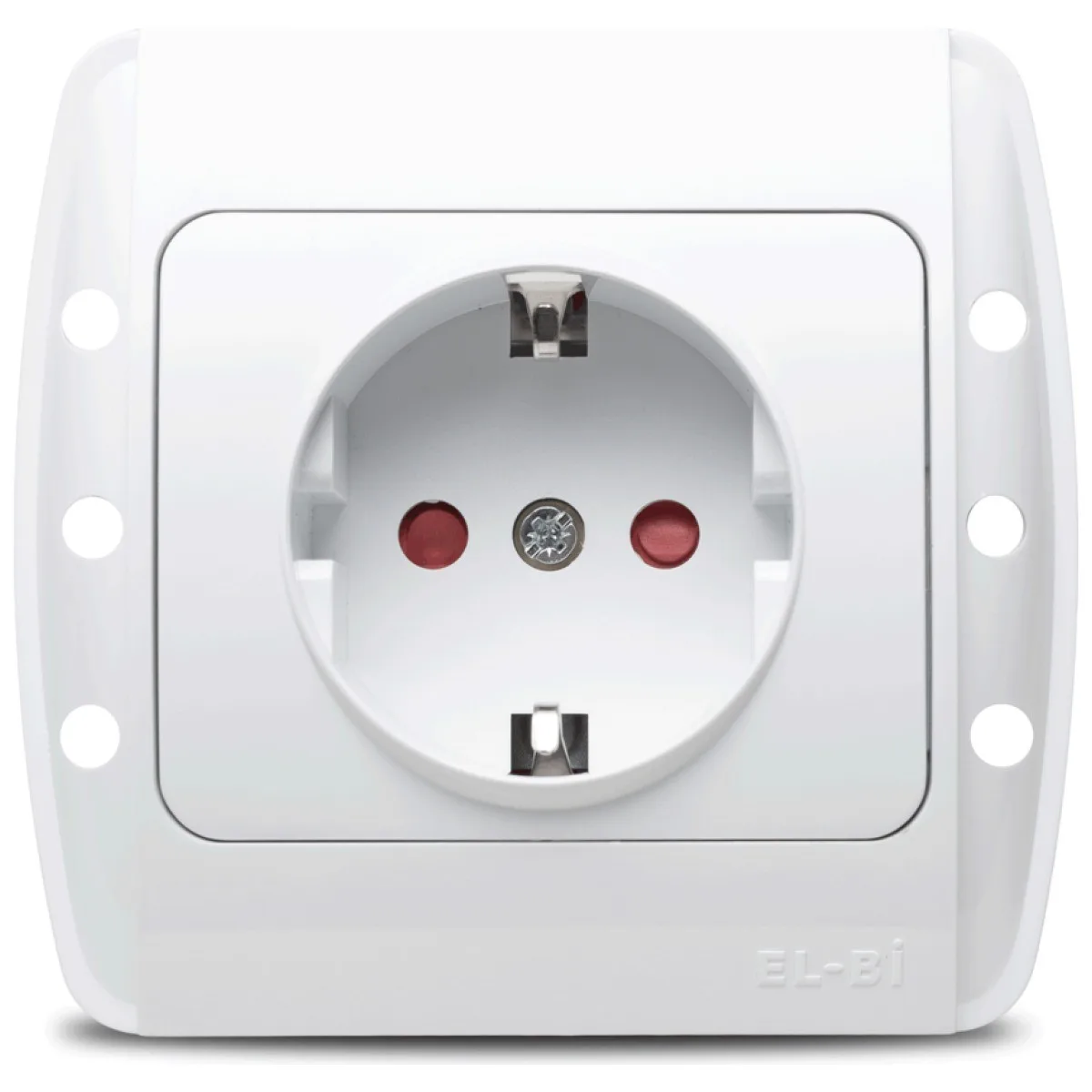 Priza Schuko 16A cu protectie copii, alb, gama Zirve