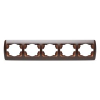 Rama ornament 5 posturi nuc inchis Zirve - ELBI