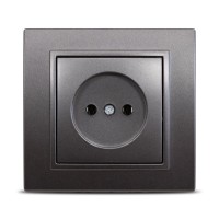 Priza fara contact de protectie 16A fume Zena - ELBI