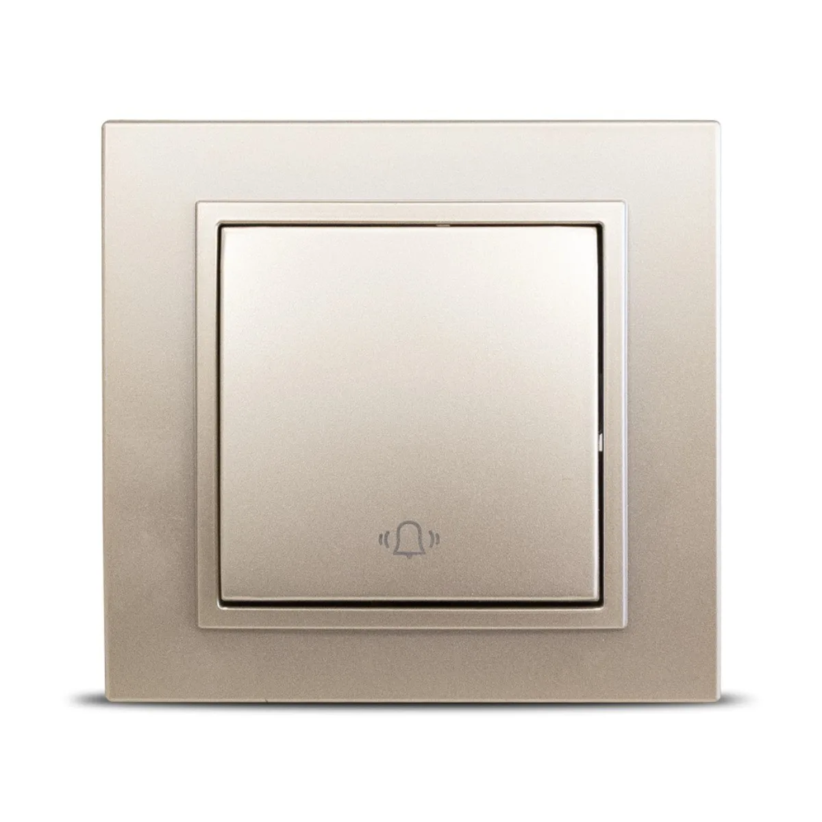 Intrerupator sonerie 10A titan Zena - buton cu revenire