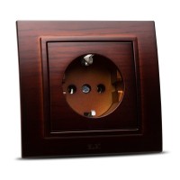 Priza Schuko 16A mahon Zena, cu contact de protectie - ELBI - detaliu