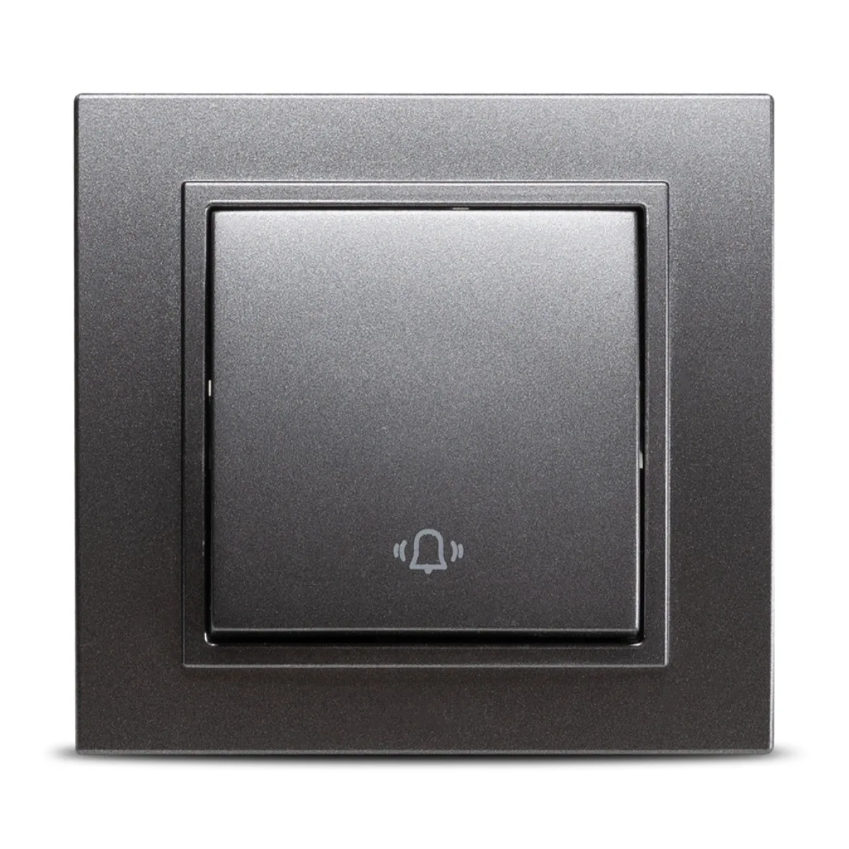 Intrerupator sonerie 10A fume Zena - buton cu revenire