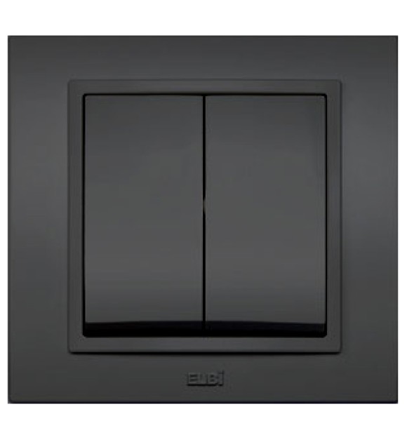 Comutator cap scara 10A fume Zena, montaj ingropat - Elbi
