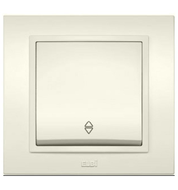 Intrerupator cap scara 10A crem Zena Elbi, control din 2 puncte