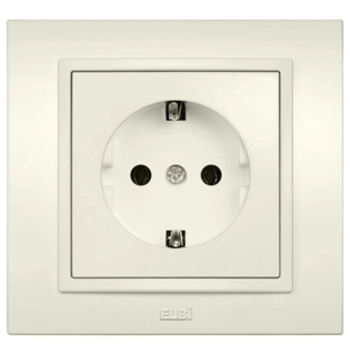 Priza Schuko 16A crem, gama Zena - Elbi