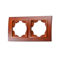 Rama 2 posturi cires Zena Elbi - ornament dublu - detaliu