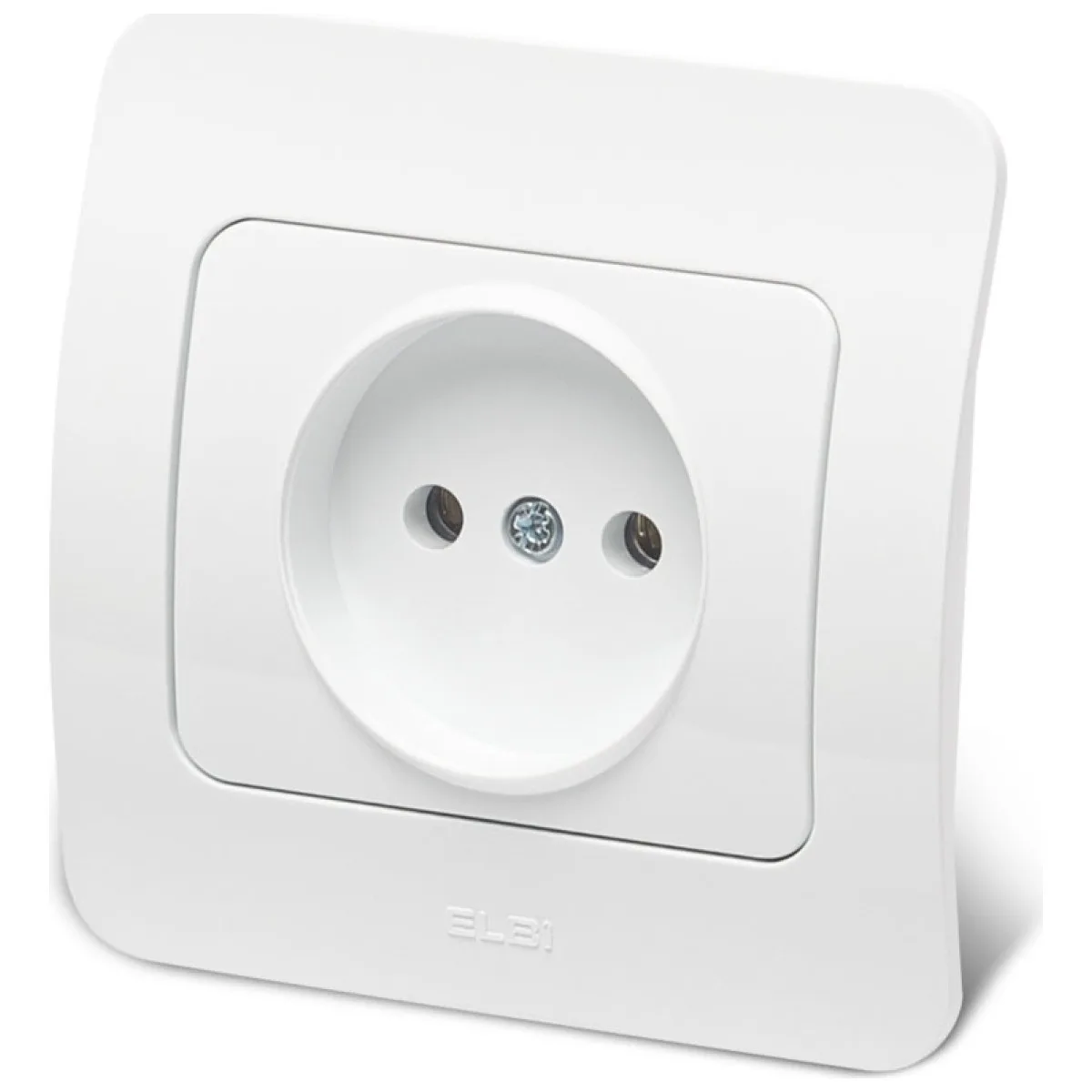 Priza fara contact de protectie 16A alb Jazz - Elbi
